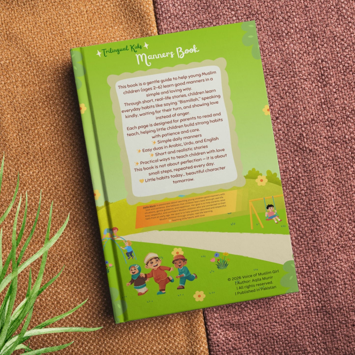 Trilingual Kids: Manners Book (2-6 Years Old)